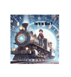 時空鉄道『CLOCK WORK RUNNERS』（個別スタンプ：4）