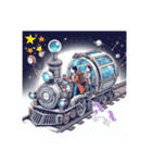 時空鉄道『CLOCK WORK RUNNERS』（個別スタンプ：5）