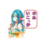 美少女の日常を会話で表現したスタンプ（個別スタンプ：5）
