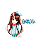 美少女の日常を会話で表現したスタンプ（個別スタンプ：7）