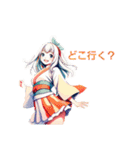 美少女の日常を会話で表現したスタンプ（個別スタンプ：10）
