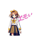 美少女の日常を会話で表現したスタンプ（個別スタンプ：16）