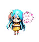 美少女3Dアニメ（個別スタンプ：16）