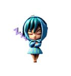 美少女3Dアニメ（個別スタンプ：36）