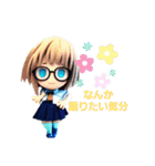 美少女3Dアニメ（個別スタンプ：37）