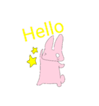 うさぎーず英語ver.（個別スタンプ：1）