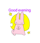 うさぎーず英語ver.（個別スタンプ：3）