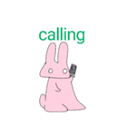 うさぎーず英語ver.（個別スタンプ：9）