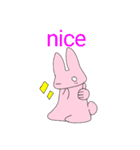 うさぎーず英語ver.（個別スタンプ：13）
