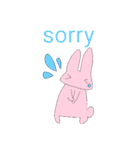 うさぎーず英語ver.（個別スタンプ：16）