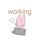 うさぎーず英語ver.（個別スタンプ：17）