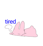 うさぎーず英語ver.（個別スタンプ：18）