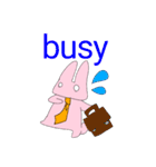 うさぎーず英語ver.（個別スタンプ：29）