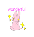 うさぎーず英語ver.（個別スタンプ：34）