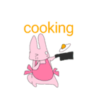うさぎーず英語ver.（個別スタンプ：35）