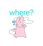 うさぎーず英語ver.（個別スタンプ：37）