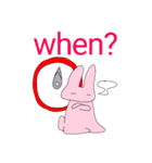 うさぎーず英語ver.（個別スタンプ：39）
