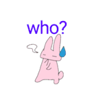 うさぎーず英語ver.（個別スタンプ：40）