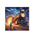 時空鉄道『CLOCK WORK RUNNERS 2』（個別スタンプ：2）