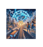 時空鉄道『CLOCK WORK RUNNERS 2』（個別スタンプ：5）