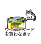 猫あるある（ハチワレサバ猫／長毛）（個別スタンプ：2）