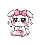 ゆるガーリーうさぎ2（個別スタンプ：3）