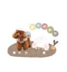もありーな 春＆イースター（個別スタンプ：8）