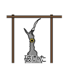 猫あるある（サバ猫／長毛）（個別スタンプ：36）