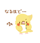 ☆毎日使える☆会話に添える まあるい鳥達3（個別スタンプ：3）