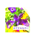 ビオラといっしょにあいさつ（個別スタンプ：4）