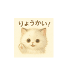 きゅるきゅるにゃんこ あいさつ（個別スタンプ：13）
