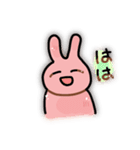 こわいいうさぎスタンプ（個別スタンプ：3）