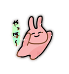 こわいいうさぎスタンプ（個別スタンプ：5）