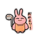 こわいいうさぎスタンプ（個別スタンプ：15）