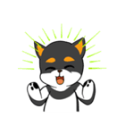 黒柴の怒り（個別スタンプ：10）