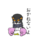 黒柴の怒り（個別スタンプ：17）