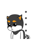 黒柴の怒り（個別スタンプ：25）