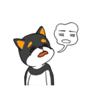 黒柴の怒り（個別スタンプ：27）