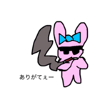 強うさぎスタンプ1（個別スタンプ：3）
