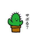 サボテンは花が咲く（個別スタンプ：16）