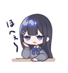 黒髪JKスタンプ【夜音】（個別スタンプ：10）