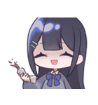 黒髪JKスタンプ【夜音】（個別スタンプ：14）