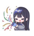黒髪JKスタンプ【夜音】（個別スタンプ：27）