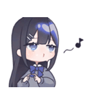 黒髪JKスタンプ【夜音】（個別スタンプ：28）