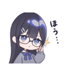 黒髪JKスタンプ【夜音】（個別スタンプ：33）
