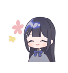 黒髪JKスタンプ【夜音】（個別スタンプ：37）
