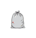ゴミの山と袋の数々（個別スタンプ：1）
