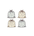 ゴミの山と袋の数々（個別スタンプ：4）
