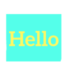 ドでか文字1 英語バージョン（個別スタンプ：2）