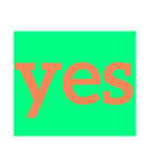ドでか文字1 英語バージョン（個別スタンプ：7）